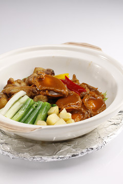 石锅啫啫鲍鱼鸡