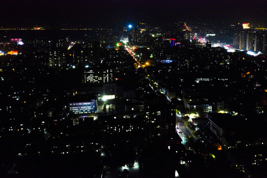 宜都城市夜景