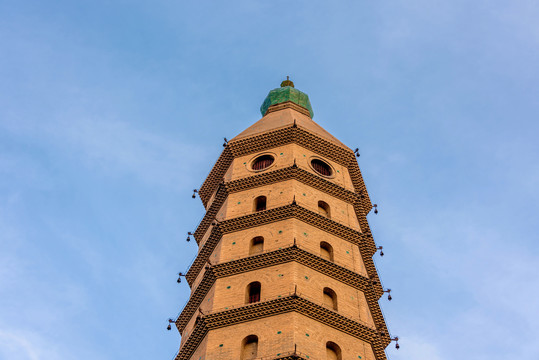 中国宁夏银川承天寺塔