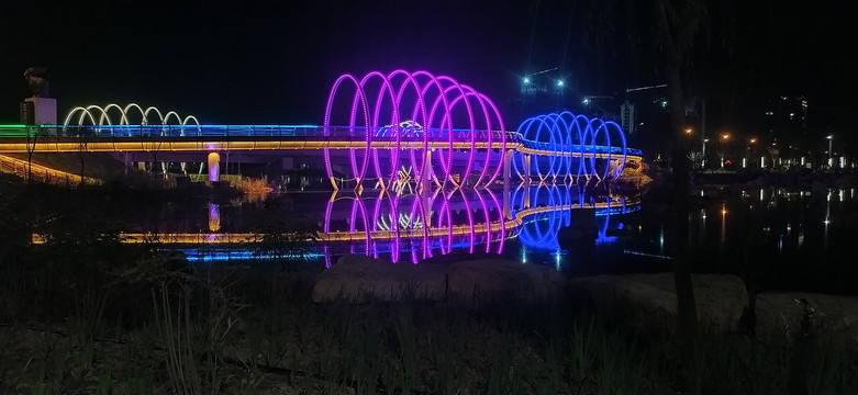 彩虹桥清河水上公园武松