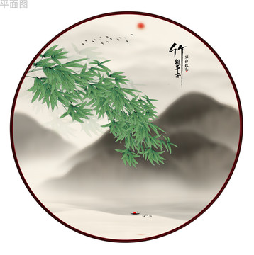 新中式山水装饰画