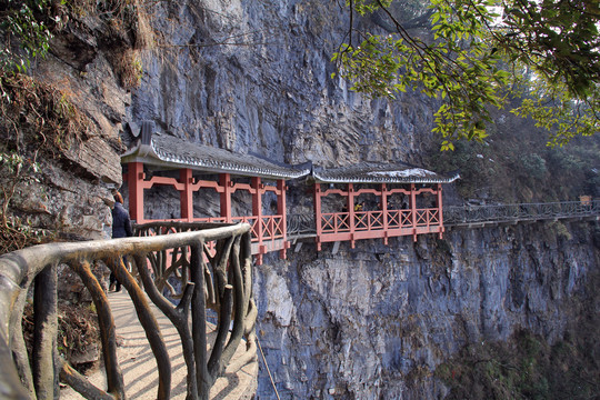 张家界天门山栈道