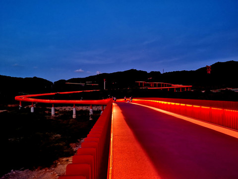 光明虹桥夜景