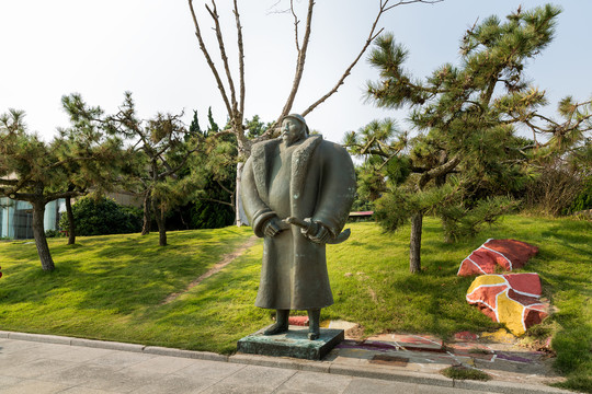 青岛雕塑园古代人物雕塑