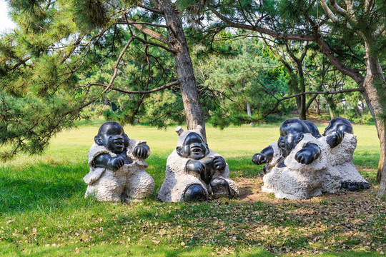 青岛雕塑园儿童雕塑