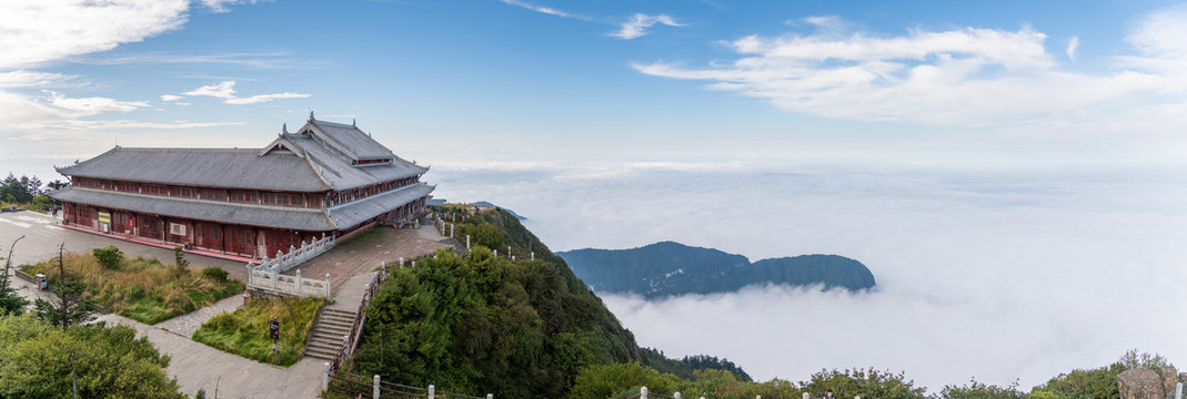 峨眉山金顶云海