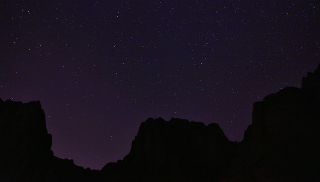 甘肃白银景泰黄河石林星空