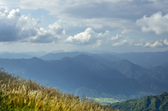 大山远山山脉自然风景