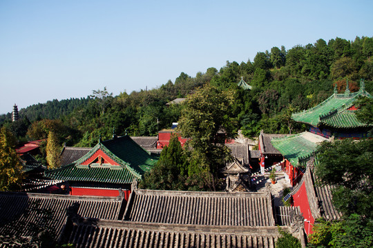 俯瞰月山寺