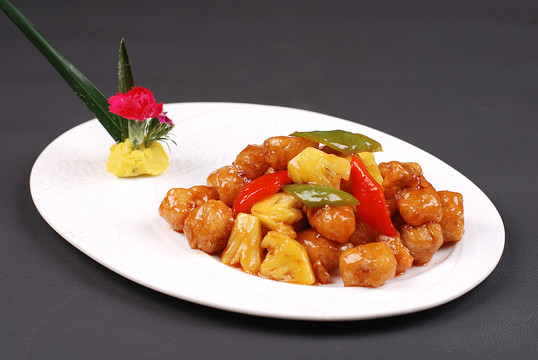 香菠咕噜肉
