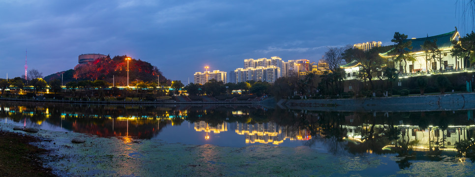 湖北武汉城市天际线风光