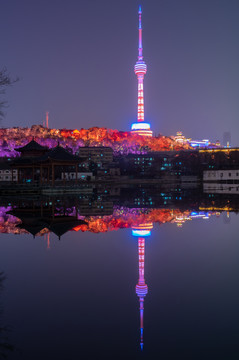 湖北武汉城市天际线风光