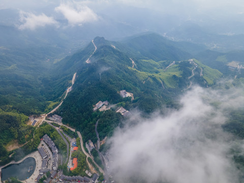 湖北黄冈罗田大别山薄刀锋风景区