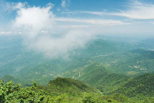 湖北黄冈罗田大别山薄刀锋风景区