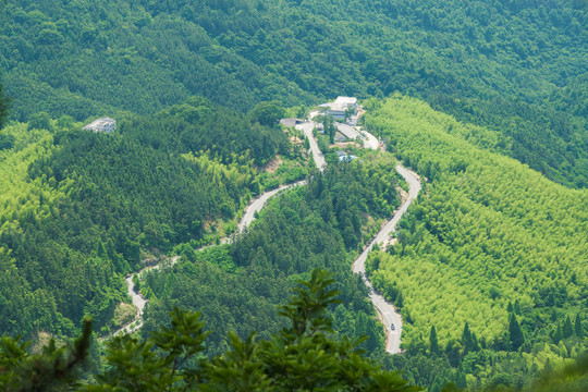 湖北黄冈罗田大别山薄刀锋风景区