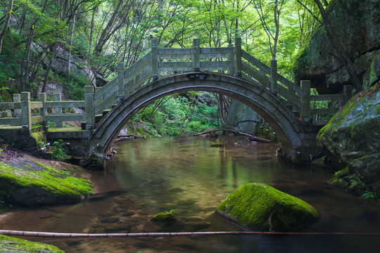 湖北黄冈罗田大别山薄刀锋风景区