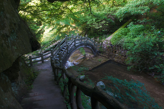 湖北黄冈罗田大别山薄刀锋风景区