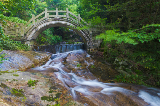 湖北黄冈罗田大别山薄刀锋风景区