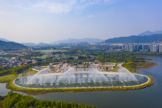 泰山西湖喷泉