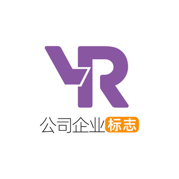 创意字母YR企业标志logo