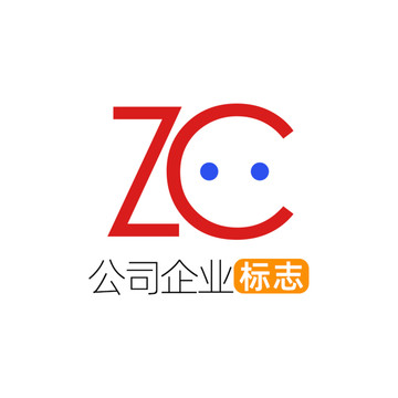 创意字母ZC企业标志logo