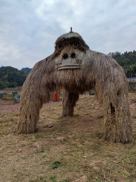 草堆造型