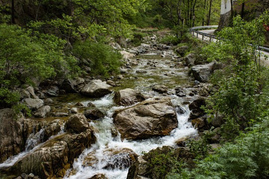 蓝田汤峪河