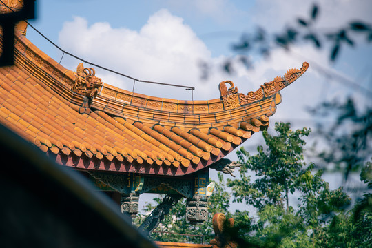 仿古亭台