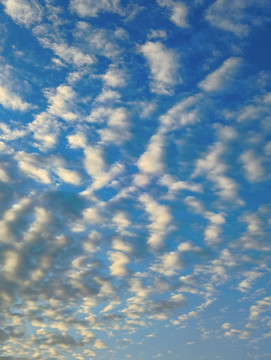 清晨层状云拍摄