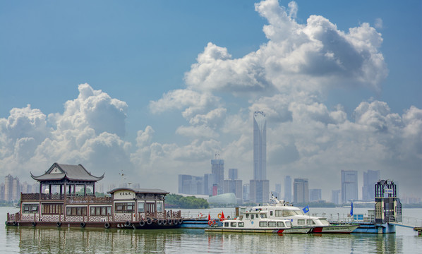 苏州金鸡湖城市景观