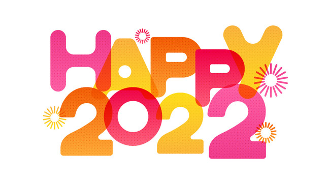 2022快乐庆祝字体