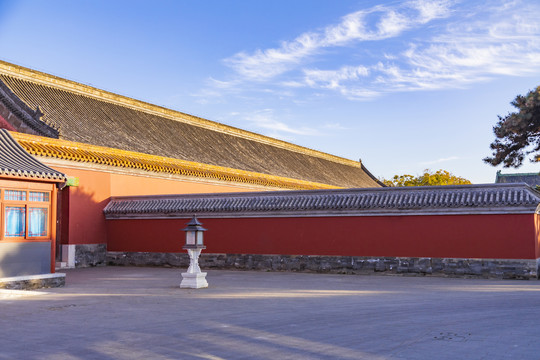 中国北京故宫博物院秋季风光