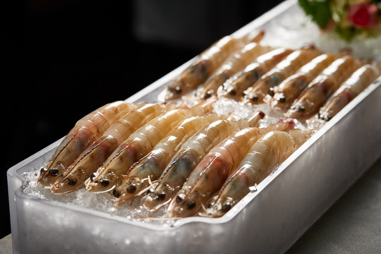 冰鲜4050海白虾