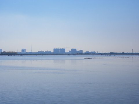 佳木斯市同江市三江口松花江风光