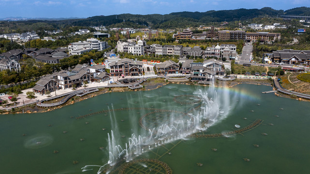 贵阳天河潭旅游度假区水秀