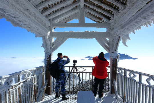 光雾山景区石人山