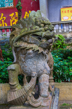 桂平西山风景名胜区神兽雕像