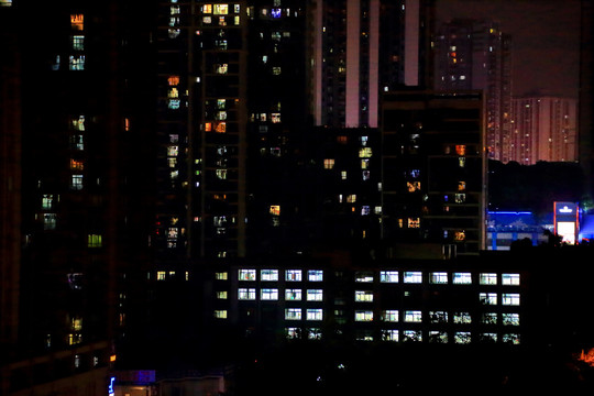 都市建筑夜景