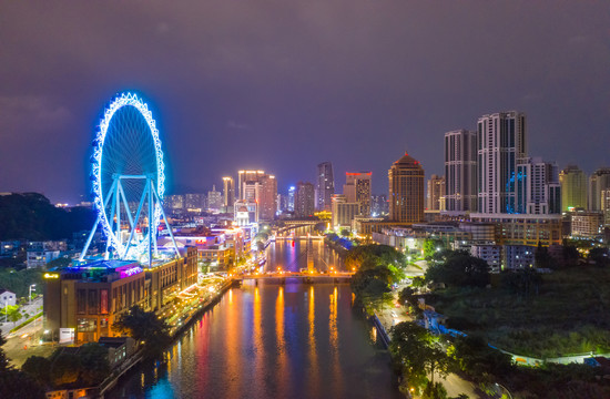 中山市城市夜景