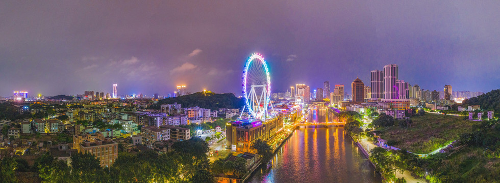 中山市城市夜景