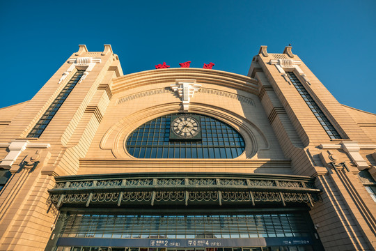中国黑龙江省哈尔滨市火车站