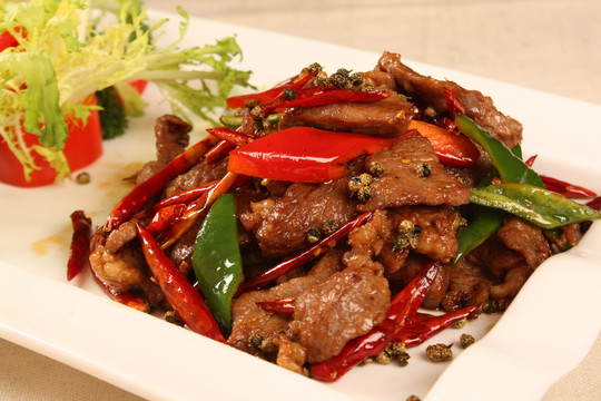 小炒黄牛肉