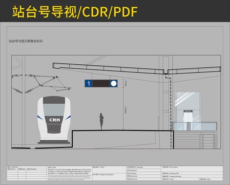 站台导视牌