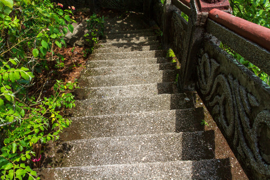 桂平西山风景名胜区登山阶梯