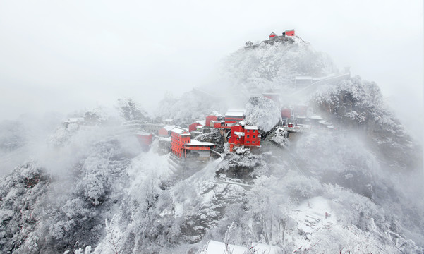 武当山雪景