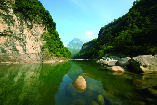 光雾山景区韩溪河