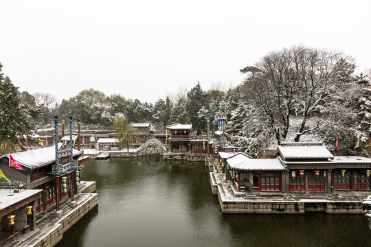 颐和园雪景