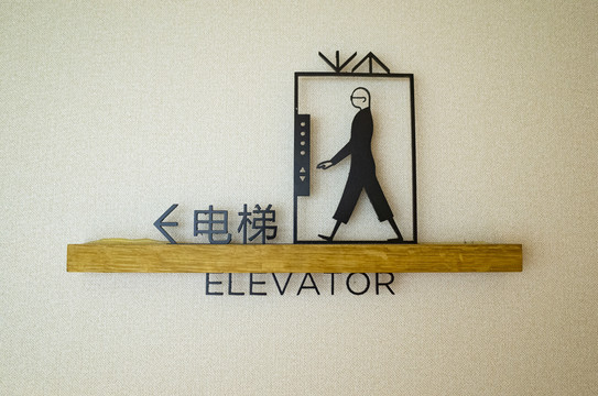 电梯指示牌