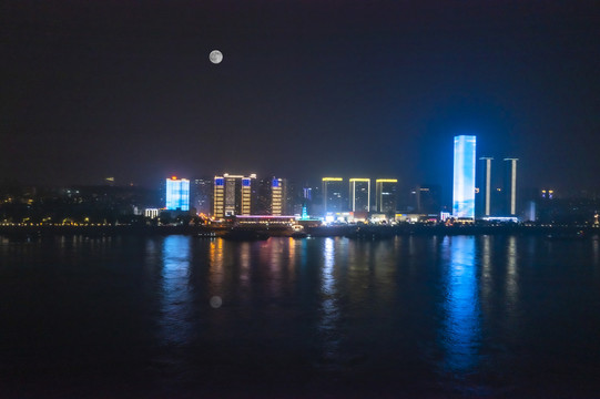 宜昌滨江公园夜景