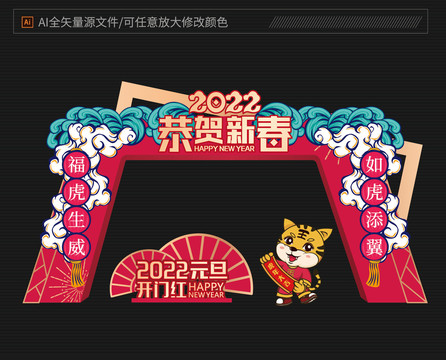 2022春节门头